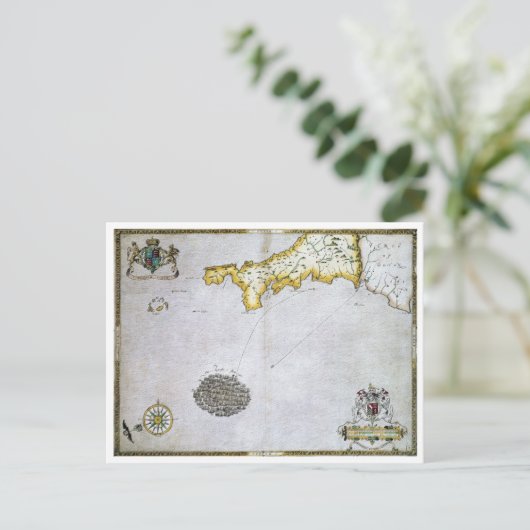 SPAANS ARMADA, 1588 BRIEFKAART (Staand voorkant)