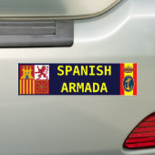 SPAANS ARMADA BUMPERSTICKER (Op auto)