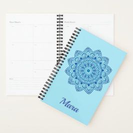 Spaans Azulejo Tegel Art Design Blauw Mandela Planner