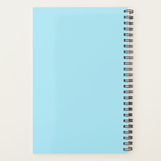 Spaans Azulejo Tegel Art Design Blauw Mandela Planner (Achterkant)