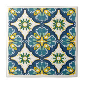 Spaans Azulejos stijl keramische tegels Tegeltje (Voorkant)
