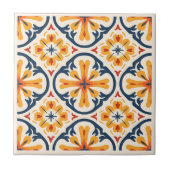 Spaans Azulejos stijl keramische tegels Tegeltje (Voorkant)