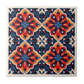 Spaans Azulejos stijl keramische tegels Tegeltje (Voorkant)