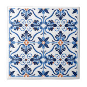 Spaans Azulejos stijl keramische tegels Tegeltje (Voorkant)