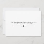 Spaans  Baby Katholieke Bloemen Schrift Kaart (Achterkant)