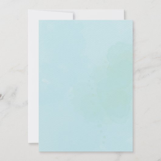 Spaans Baby shower Kaart (Achterkant)