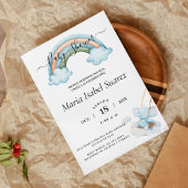 Spaans Baby shower Pinda Genderneutrale QR-code Kaart