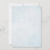 Spaans Baby shower Uitnodiging met Angel Wings (Achterkant)