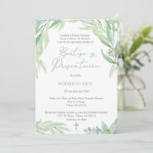 Spaans Baptism Presentation Misa voor slanke jonge Kaart (Staand voorkant)