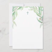 Spaans Baptism Presentation Misa voor slanke jonge Kaart (Achterkant)