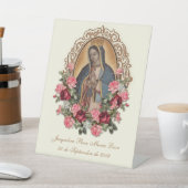 SPAANS BAPTISM RECUERDO BAUTIZO RELIGIOE PRAYER RECLAMEBORD MET VOETSTUK (Insitu)