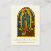 SPAANS BAPTISM RECUERDO BAUTIZO RELIGIOE PRAYER VISITEKAARTJE (Voorkant)