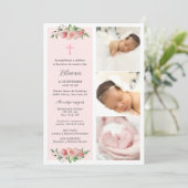 Spaans Baptisme voor Girl Bautizo para Ñina Kaart (Staand voorkant)