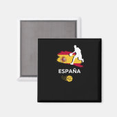 Spaans basketbal magneet (Voorkant / Achterkant)