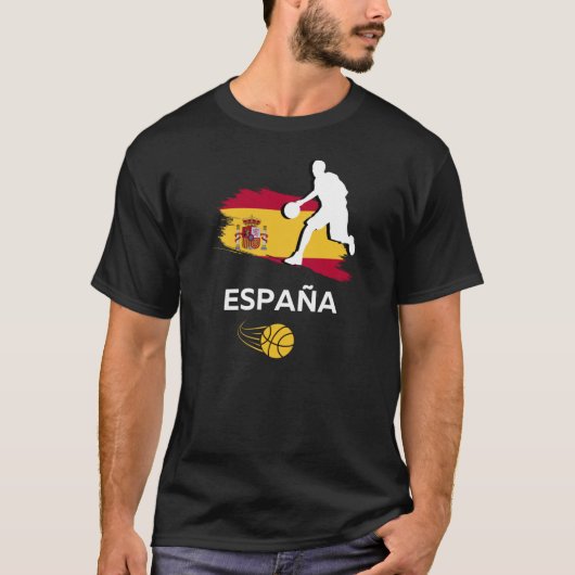 Spaans basketbal t-shirt (Voorkant)