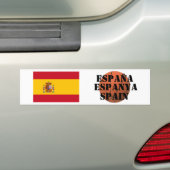 Spaans Basketbalteam Bumpersticker (Op auto)