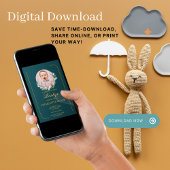 Spaans Bautizo Foto Groen Elegant Goud Kaart