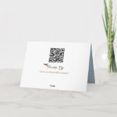 Spaans Bedankt Gracias in Blauwe Kaart (Achterkant)