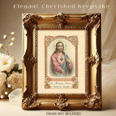 Spaans begrafeniskatholiek Jezus Memorial Prayer Visitekaartje