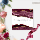 Spaans Berry, Bourgogne Red Wreath Quinceañera Kaart