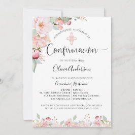 Spaans bevestigingsplaat en Mint Floral Kaart