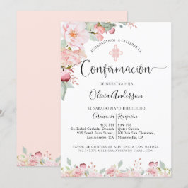 Spaans bevestigingsplaat en Mint Floral Kaart