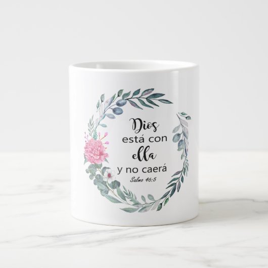 spaans , bijbels , spaans bijbelvers , dios está c grote koffiekop (Voorkant)
