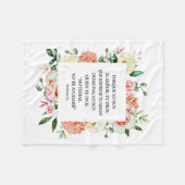 Spaans Bijbelvers Isaías 4113 Porque Yo Soy El S Fleece Deken (Voorkant (Horizontaal))