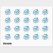Spaans binnenin ronde sticker (Vel)