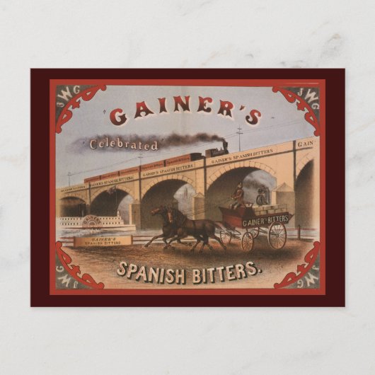 Spaans bitter van Gainer Briefkaart (Voorkant)