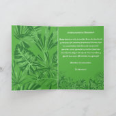 Spaans Blauw Dinosaurus Oerwoud voor Jongens Verja Kaart (Binnen)