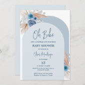 Spaans Boho Baby shower Boy Kaart (Voorkant / Achterkant)