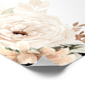 Spaans Boho Bruiloft Welkomstbord, Cartel de Boda Poster (Hoek)