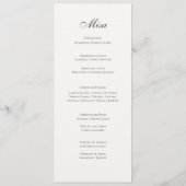 Spaans Boho huwelijksprogramma Programmakaart (Achterkant)