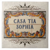 Spaans bordje tegeltje (Voorkant)