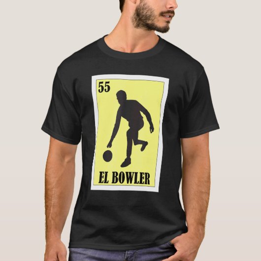 Spaans Bowling Design - Mexicaanse loterij El Bowl T-shirt (Voorkant)