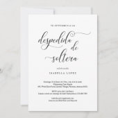 Spaans Bridal Shower Invitation Kaart (Voorkant)