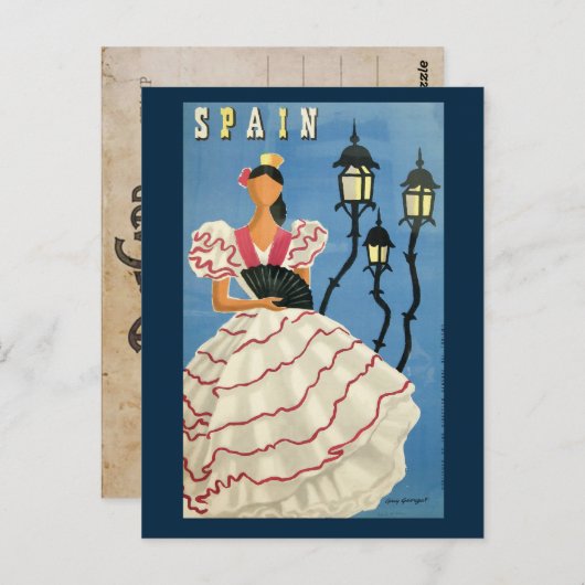  Spaans Briefkaart Dancer (Voorkant / Achterkant)