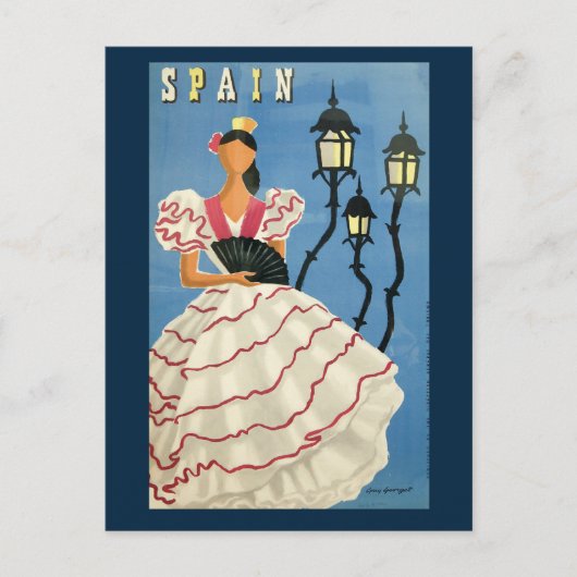 Spaans Briefkaart Dancer (Voorkant)