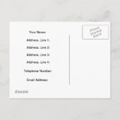 Spaans Briefkaart voor de aankondiging van een nie (Achterkant)