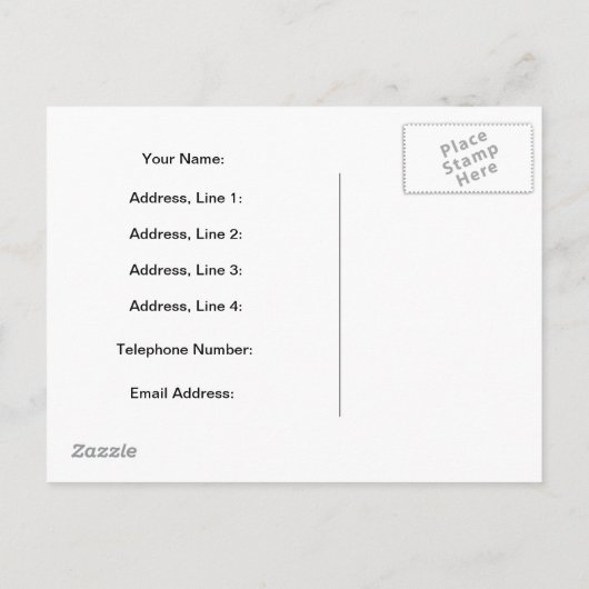 Spaans Briefkaart voor de aankondiging van een nie (Achterkant)