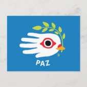 Spaans briefkaart voor vrede (Voorkant)
