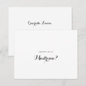 Spaans bruidsmeisje voorstel notitiekaartje (Voorkant / Achterkant)