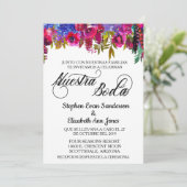 Spaans bruiloft Boho Flower Nuestra Boda Kaart (Staand voorkant)