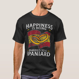 Spaans bruiloft Koninkrijk Spanje Roots Spaniard F T-shirt