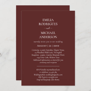 Spaans bruiloft Uitnodiging BILINGUAL Nuestra Boda