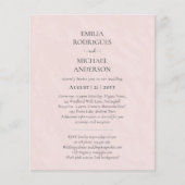 Spaans bruiloft Uitnodiging BILINGUAL Nuestra Boda (Voorkant)