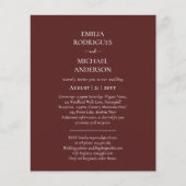 Spaans bruiloft Uitnodiging BILINGUAL Nuestra Boda (Voorkant)