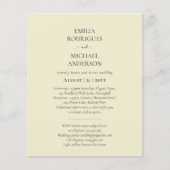 Spaans bruiloft Uitnodiging BILINGUAL Nuestra Boda (Voorkant)