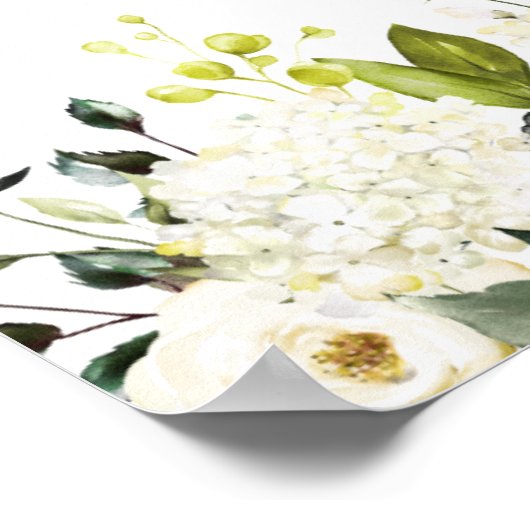 Spaans Bruiloft Welkomstbord Poster (Hoek)